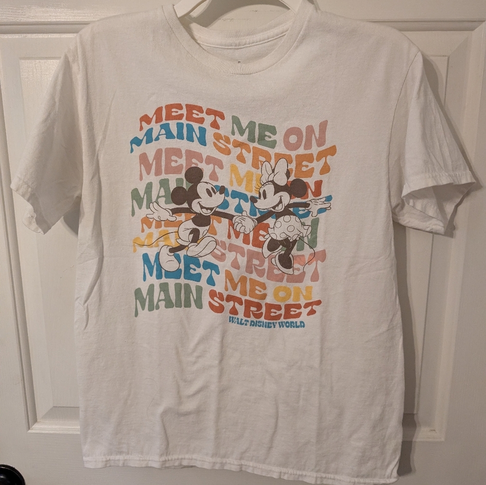 Disneyland Mickey & Minnie “Meet me on Main Street” Graphic T-Shirt